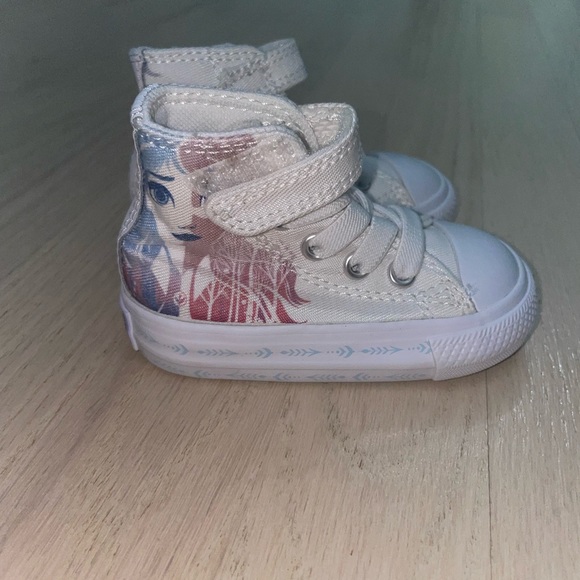 Elsa Frozen 2 Chuck Taylor Baby/Toddler Shoes - Picture 2 of 5